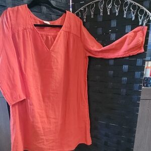 Merona V-Neck Coral Tunic